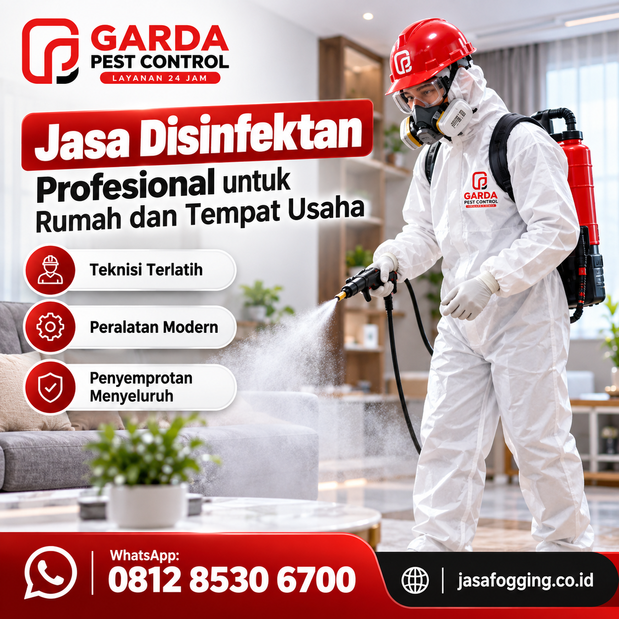 Jasa Disinfektan Profesional untuk Rumah di Bandung