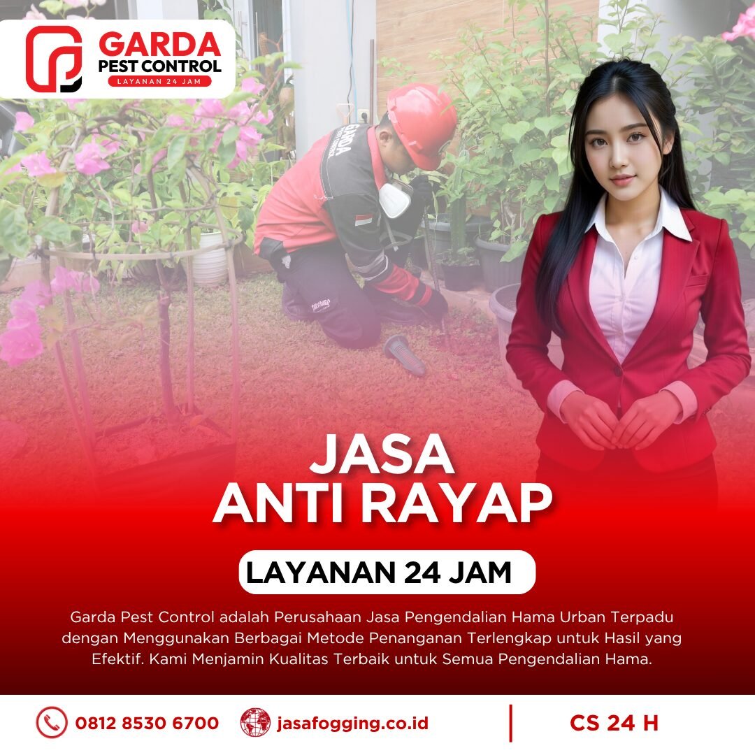 Jasa Injeksi Rayap Batang Anti Hama Urban CS 24 Jam