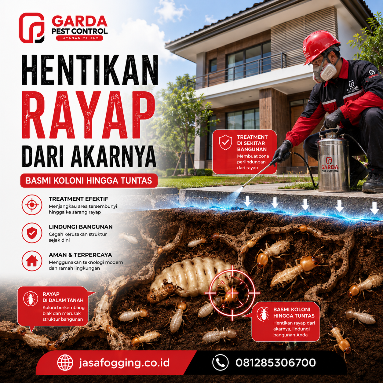 Jasa Anti Rayap Rumah Cimahi: Perlindungan Total dari Ancaman Serangan Rayap